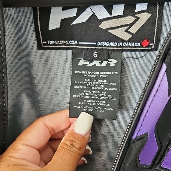 FXR Black and Purple Women's Jacket - Picture 3 of 3